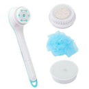 Waterproof Shower Brush Long Handle Hygiene Bath Massage Battery Powered