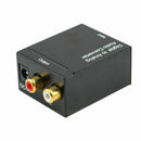 Digital Optical Toslink SPDIF Coax to Analog RCA Audio Converter Adapter wi