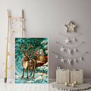 Christmas Deer DIY Painting By Numbers Hand Painted Canvas Art Pictures  A