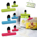 Large Chip Bag Clips Food Clips Plastic Heavy Duty Air Tight Seal Grip Asso E5T3