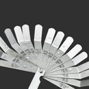 16 Blades Stainless Steel Feeler Measurement Tool Metric Imperial Durable Useful