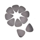 10x bass guitar picks stainless steel acoustic electric guitar plectrum 0.30mmTO