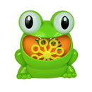 Portable Frog Automatic Bubble Blower Making Machine Camping Picnic Toys