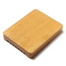 Trapezoid Natural Wood Soap Tray Holder Plate Dish Box Case Storage Shower