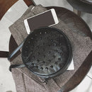 Women Sheepskin Rivet Cute Round Mini Shoulder Bag Crossbody Bag Black