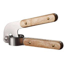 Stainless Steel Garlic Press With Wooden Handle Garlic Crusher Cutter Ginge