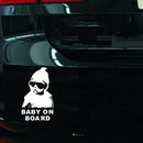 Car Reflective aterpoof Rear Door Reflective Car Stickers Baby on Board A