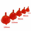 5PCS Plastic Funnel Fill Liquid Lab Car Petrol Oil Tool Water Fuel Kitchen H5L6