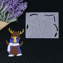 Christmas Penguin Boy Joint DIY Scrapbook Embossing Craft Cutting Die