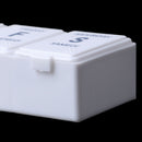 Illiteracy Weekly Pill Box Daily Organiser Medicine Tablet Storage Dispenser