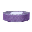 22 Metres 25mm Double Sided Satin Glitter Ribbons Bling Bows Reels Wedding  X4F6
