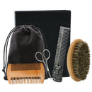 Professional Cutting Scissors Beard Brush and Lice Comb for MenÃ¯Â¼Å’Great for