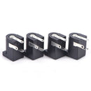 10Pcs DC-005 Black Power Jack Socket Connector 5.5*2.1mm Socket Round TheMTLJ