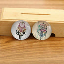 50 PCS Mixed dream catcher photo round dome glass cabochons 12mm diy handma E9Q8
