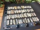 50g Lot Tibet Natural Clear Crystal White Quartz Points Terminated Wand Specimen