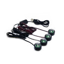 Car Interior USB Atmosphere LED Light Modified Foot Decoration Projection Lamp