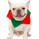 Christmas Cat Dog Bandana Bibs Scarf Collar Adjustable Pet Cute Heart Necke