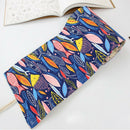 Colored Fish Canvas School Pencil Case 72 Holes Roll Pencil Case Large Pen