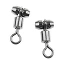 10pcs Fishing Swivels Cross-line Swivels Line Lures Connector Rig Rings S