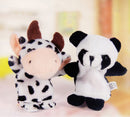 10Pcs Animal Finger Puppet Soft Plush Baby Educational Hand Cartoon Toys- MO