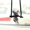 Car Pendant Cute Branch Cat Rearview Mirror Pendant Car Interior DecorationB*SE