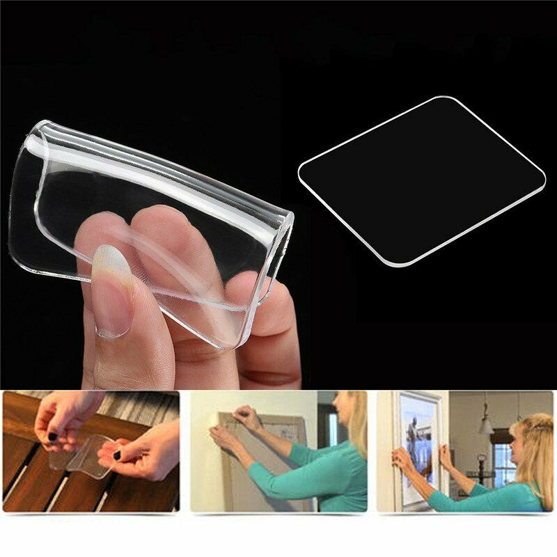 10Pcs/Set Super Sticky Silica Gel Gripping Pads Non-Slip Recycled Reusable  O8R7