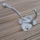 10 Pack Stainless Steel Hooks Bathroom Hooks Metal Coat Hooks Suitable for  V4E3