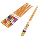 5Pairs Japanese Natural Bamboo Chopsticks Gift Sushi Chinese Food Dietary Too%!
