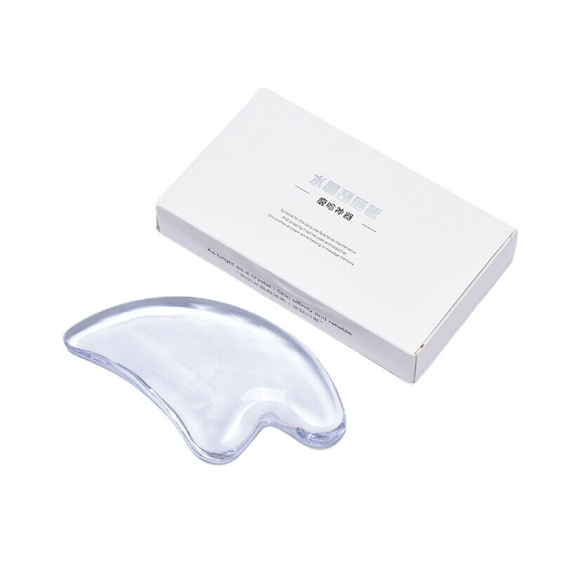 1PC Crystal Scraper Board Face Lifting Tool Gua Sha Face Massage Facial MasSEAU