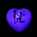 LED Colorful Lover Heart Shape Small Light Wedding Surprise Arranging Decorat BX