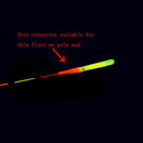 100PCS 37mm Night Float Lights Fishing Fluorescent Dark Glow Sticks Rod