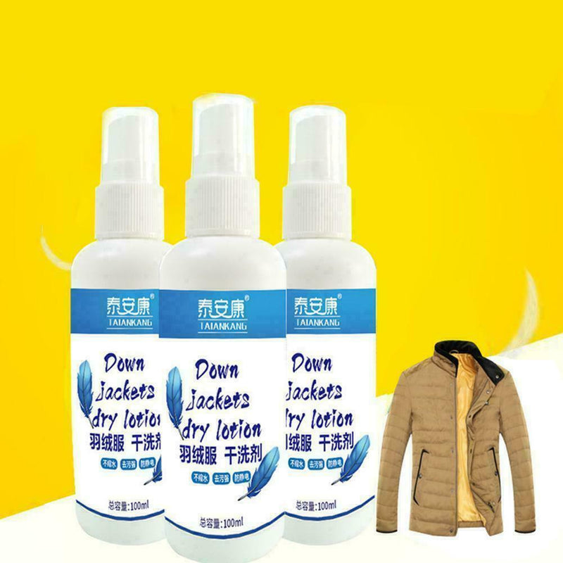 100ml Waterless Clothing Cleansing Foam Home Supplies X6R8