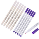 10Pcs Mixed Water Erasable Pen Fabric Marker Ink Marking for Patchwork Craft