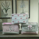 New Pink Laundry Basket Organizer For Dirty Clothes Cotton Ballet Girl Bow