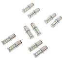 20PCS Super White 1157  18 SMD 5050 LED Tail Brake Stop Light Bulb OZ