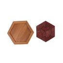 Child Kids Wooden IQ Game Jigsaw Intelligent Tangram Brain Teaser Puzzle Toys ME