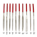 Diamond Needle File Set with Clean Brush Storage Box, Hand File for Metal G
