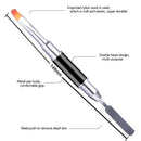 2-In-1 Double-Ended Picker Stainless Steel Nail Tool Flower Brush Dual-Use P Bj