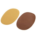 4pcs Oval Leather Elbow/Knee Patches DIY Sewing Decor Clothing Appliques