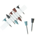 9pcs/set dental lab silicone polisher diamond burs cups teeth polishing kits 3C