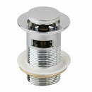 8cm Bung Sink Washbasin Brass Cap with Small Overflow Pop-up