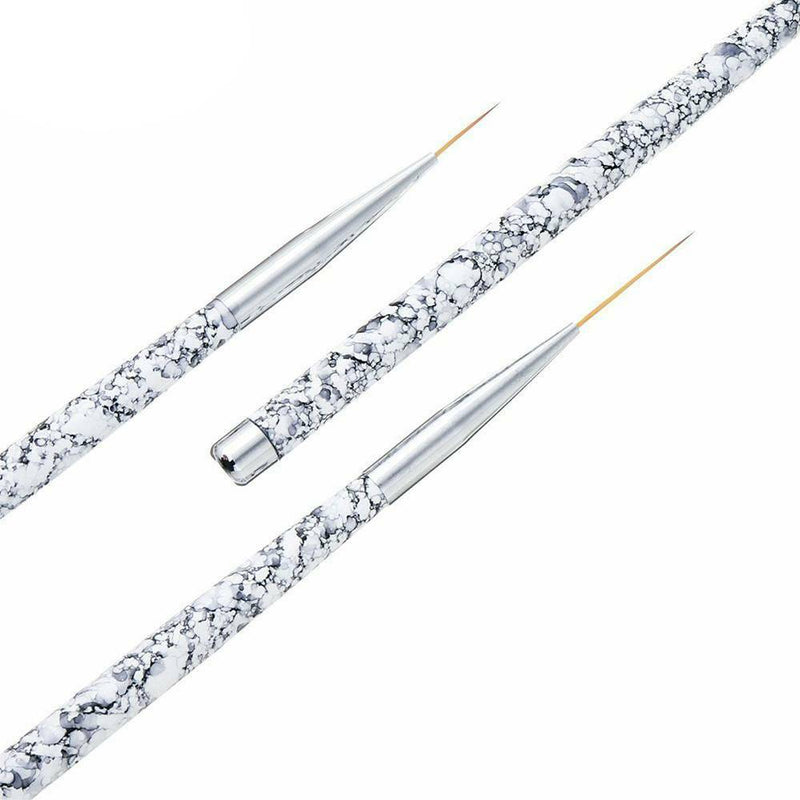 Nail Art Brush Liner Painting Drawing Flower Pen Marble Manicure Tools 3Pcs/Set
