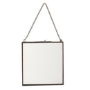 2 Sided Hanging Glass Display Frame for Photo Picture Specimen 14x16cm