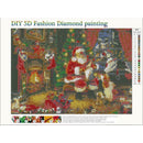 5D DIY Full Drill Diamond Painting Christmas Cross Stitch Embroidery Kits Mosaic