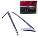 2pcs ABS Chrome Rear Fog Light Cover Trim Decor Frame fit for Mazda CX5 2017-18