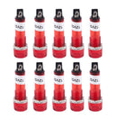 10 Pcs DC 12V Recessed Red Pilot Light Signal Indicator Lamp
