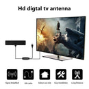 Strip Shape Indoor HD Signal Amplifier Digital TV Antenna HDTV 80 Miles Ran