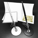 Metal Table/Desk Ballpoint Pen with 31.50Inch (80Cm) Bead Chain and Pen Hol W3N9
