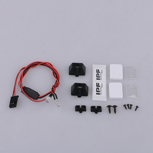 1/10 Scale RC Climbing Truck Spotlights 2 LED Lamps for Traxxas HSP HPI D90