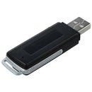 8GB USB Stick Storage Flash Drive Voice Recorder - Black